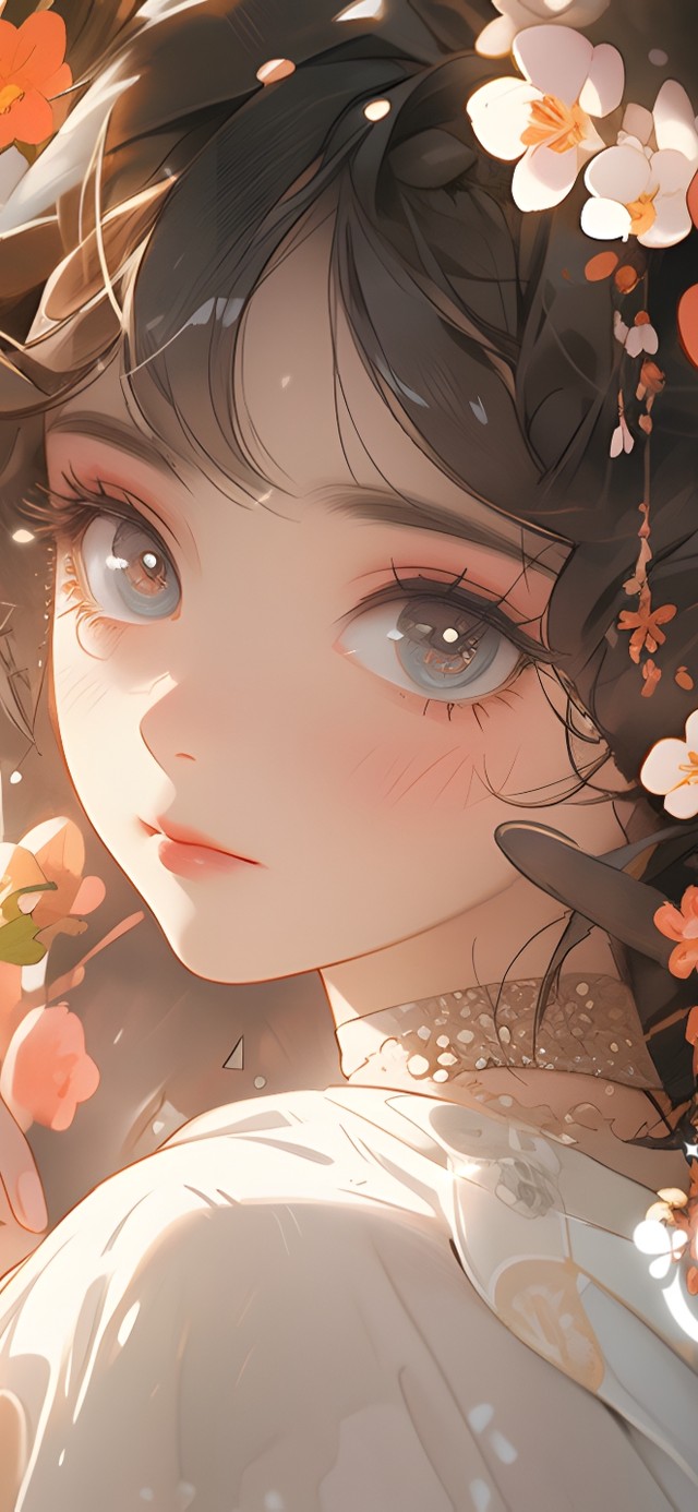 4K 花下少女