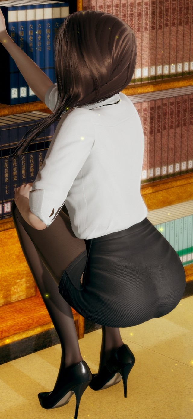 图书馆超短裙黑丝小姐姐