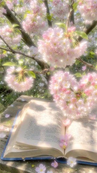 浪漫樱花树下