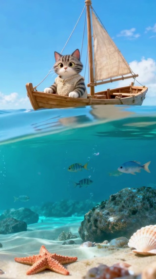 海底小猫航行