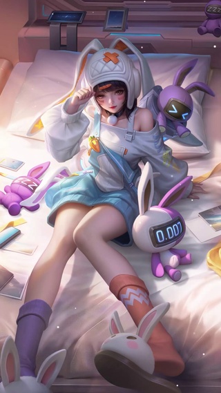 赛卡卡：小兔晚安