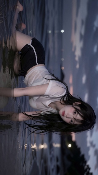 水中女孩