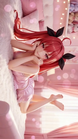 粉色卧室