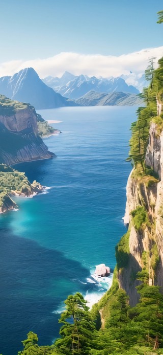 大自然山川河流大江大河两岸风景