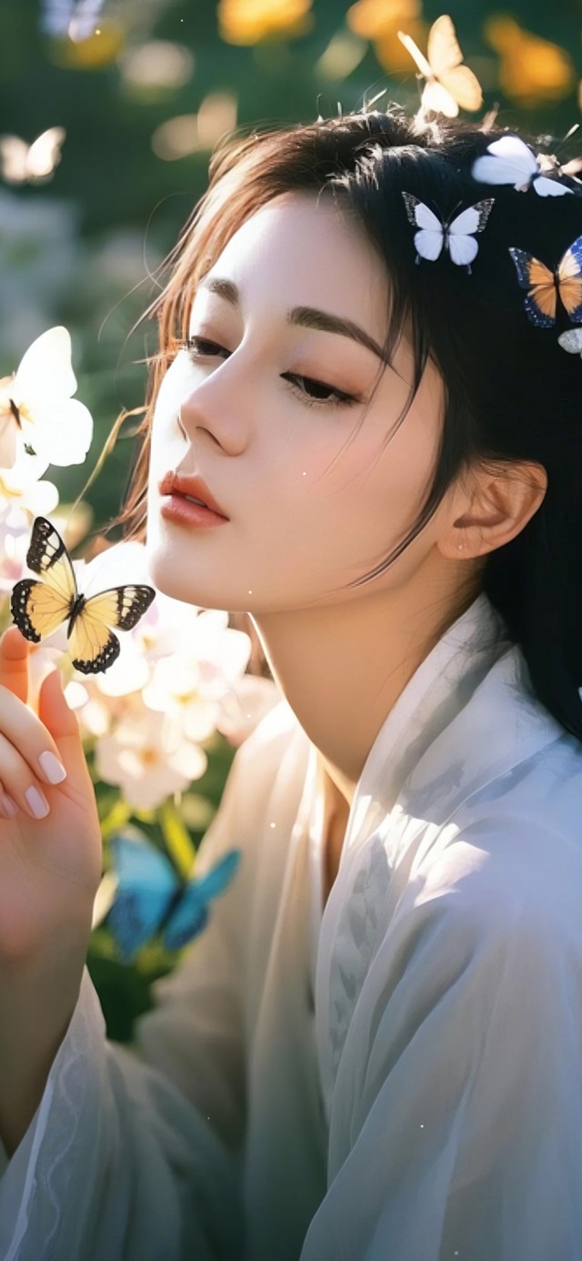 繁花深处蝶伴仙