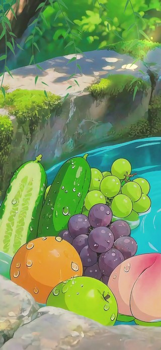 缤纷夏日清凉水果池