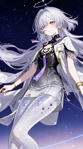 星轨红瞳少女莫宁