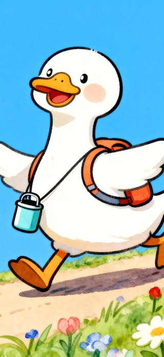 天天开心没烦恼鸭