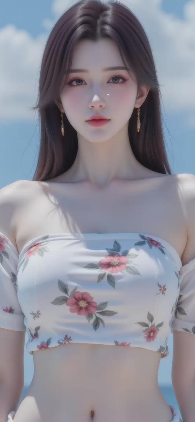 简约护眼美女壁纸