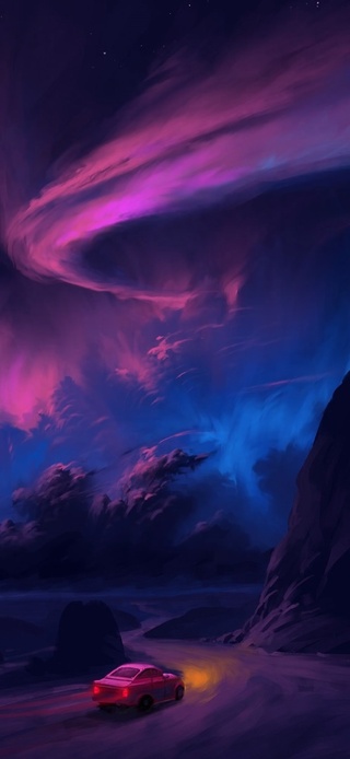 彩云夜天
