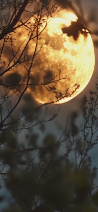 4k中秋节夜空月亮