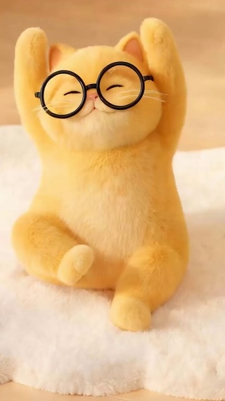 伸懒腰猫咪