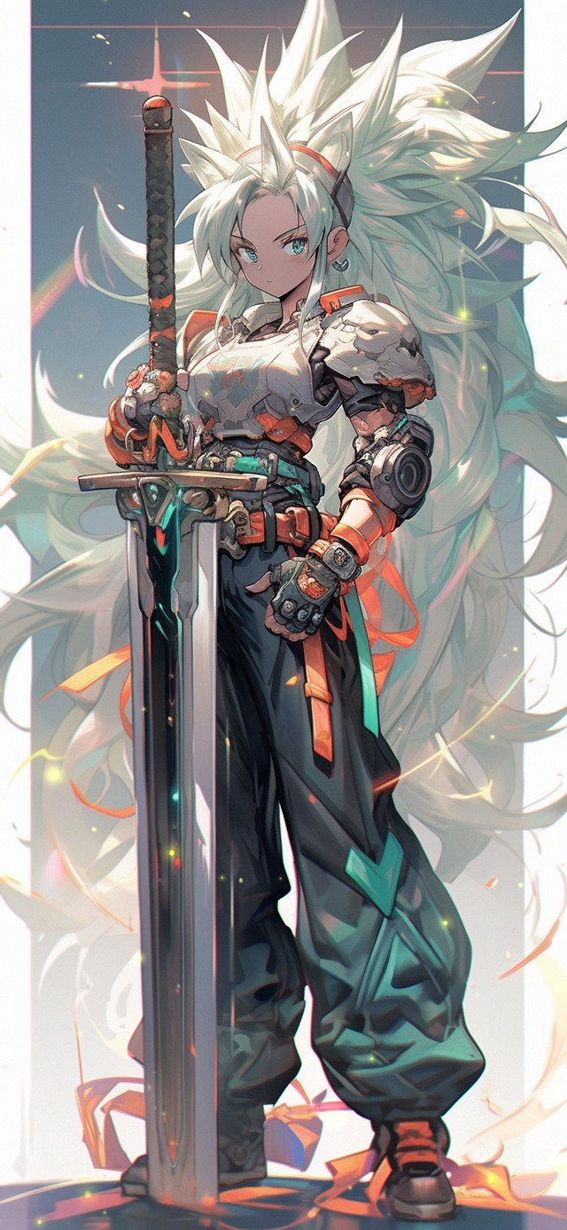 女剑士(动漫手机动态壁纸) - 动漫手机壁纸下载 - 元气壁纸