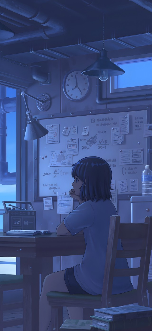 蓝色的早晨
