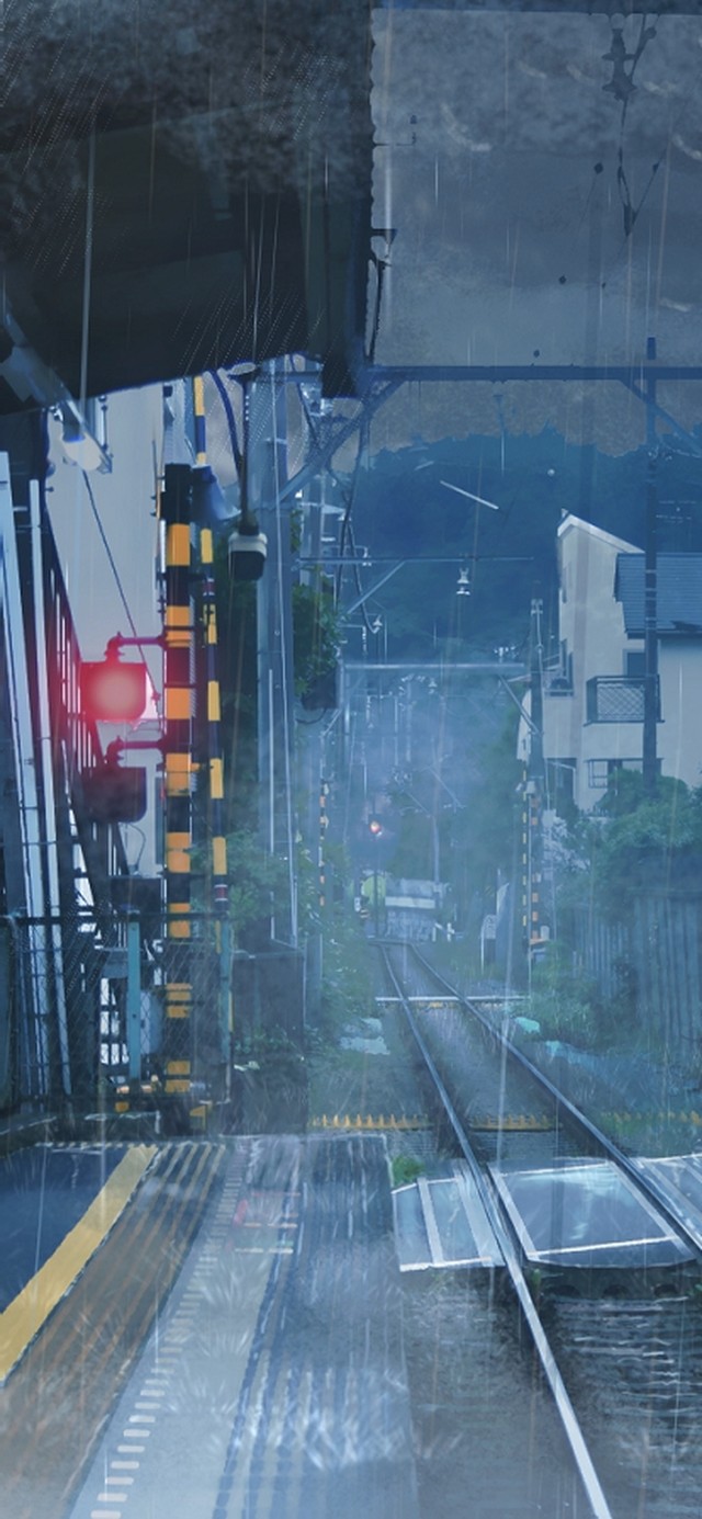 4K 暴雨中的站道