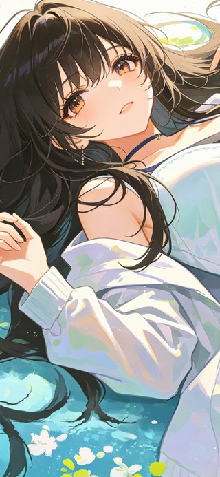 花漾壁纸|夏日光影里的风与少女