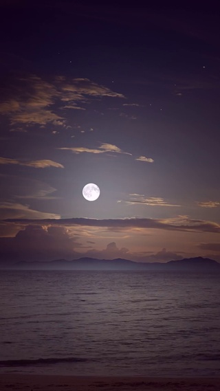 海上升明月，天涯共此时。
