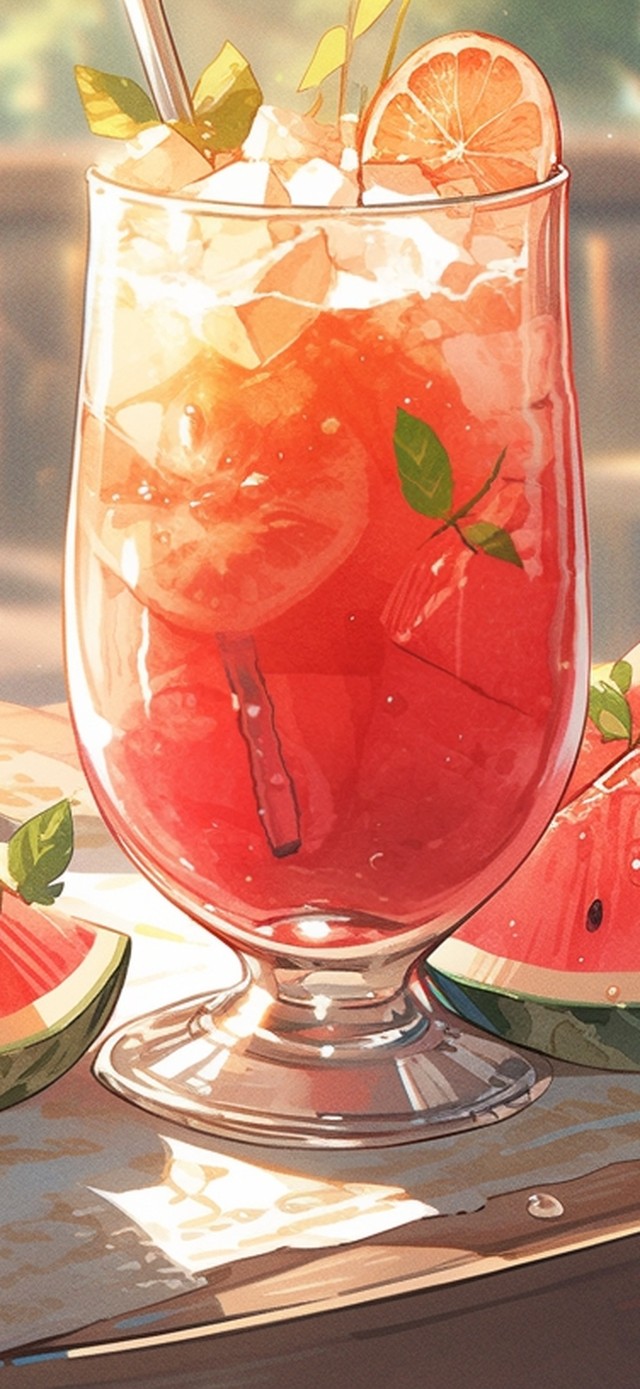 夏天的冰饮一起喝