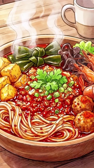 红油热面