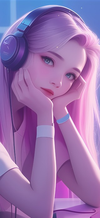 可爱电竞女孩