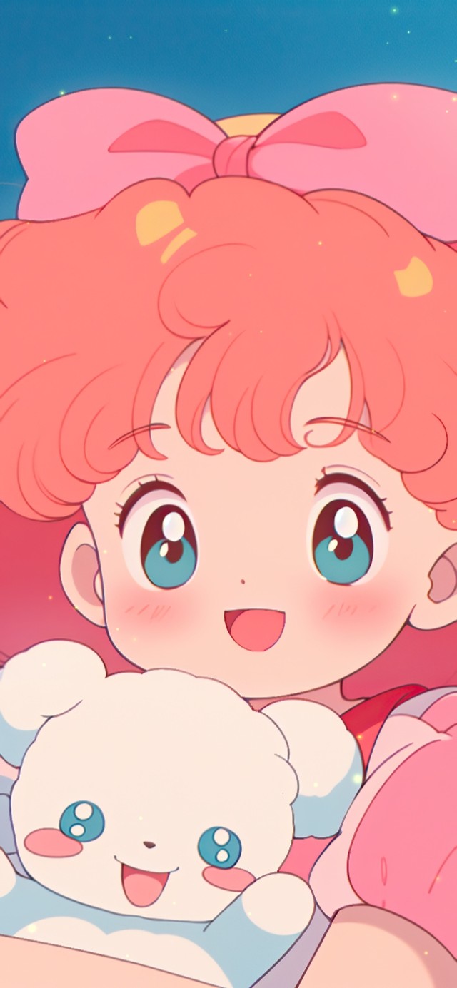 蓝天下的小女孩