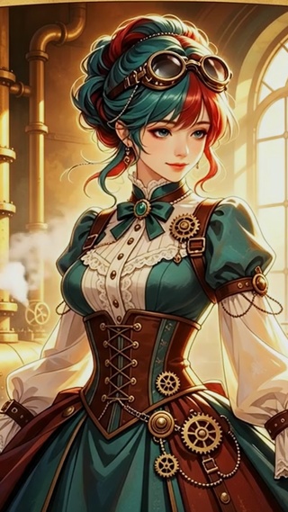 蒸汽朋克少女