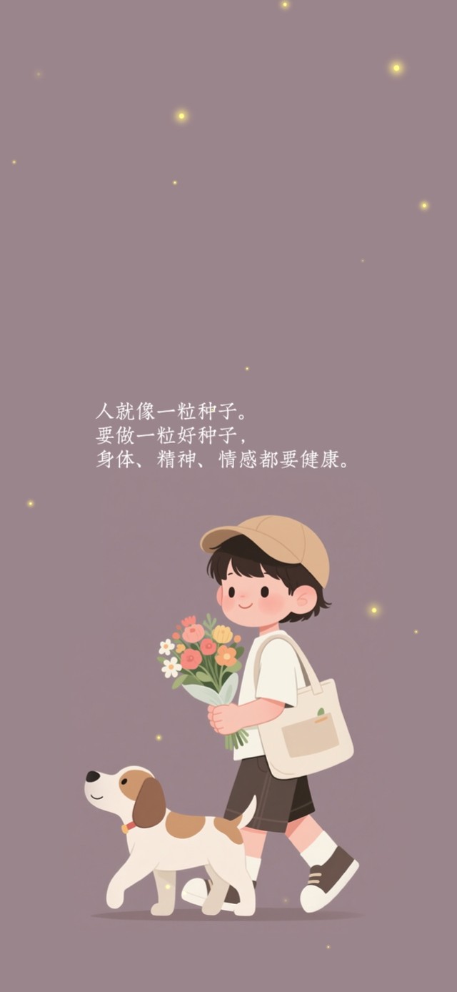 身体、精神、情感都要健康