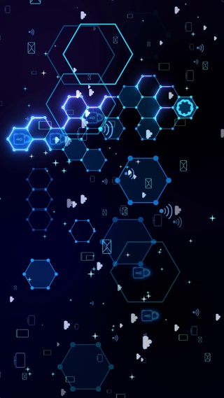 4k科技蜂巢-竖屏