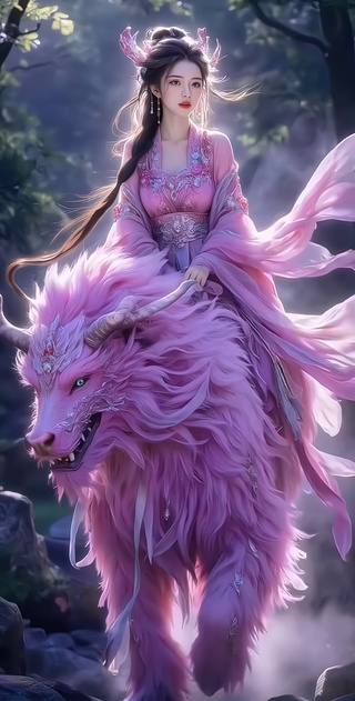 神兽美女