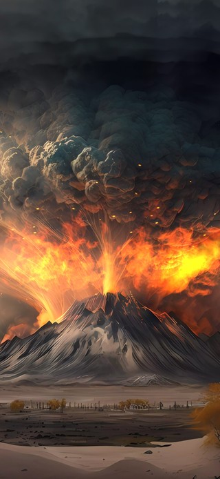 火山爆发