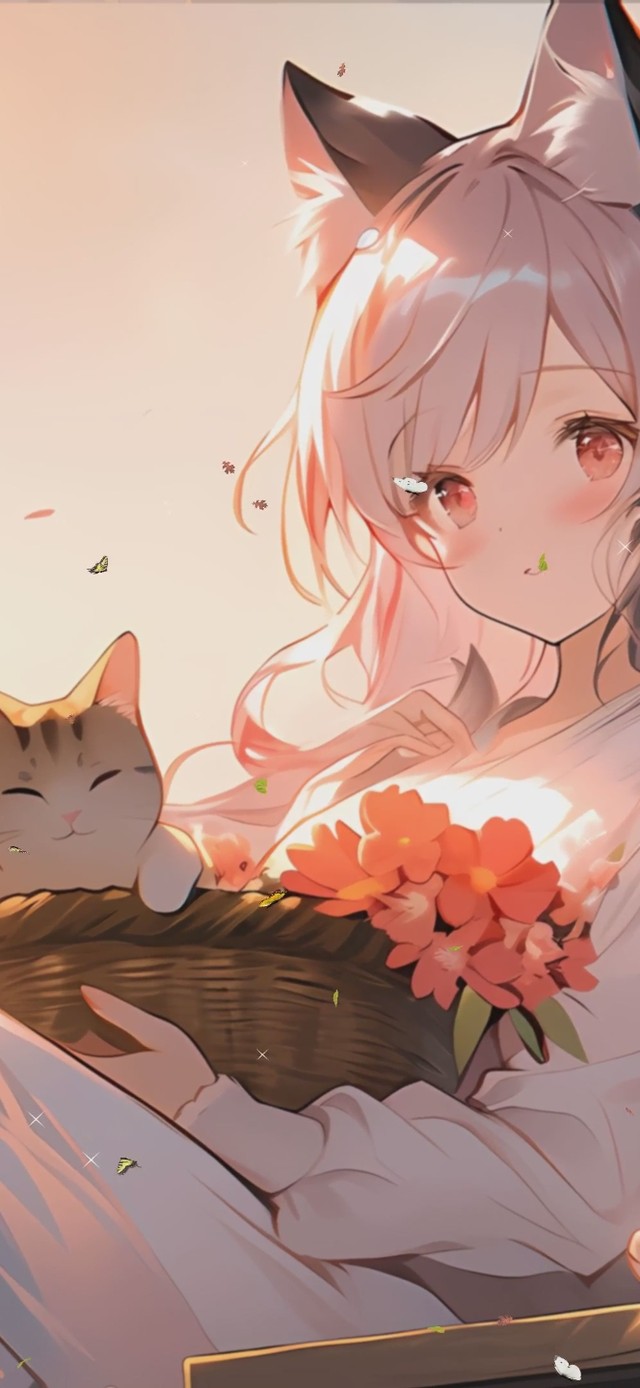 猫咪与猫耳少女