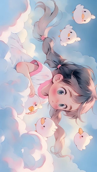 天空泡泡女孩
