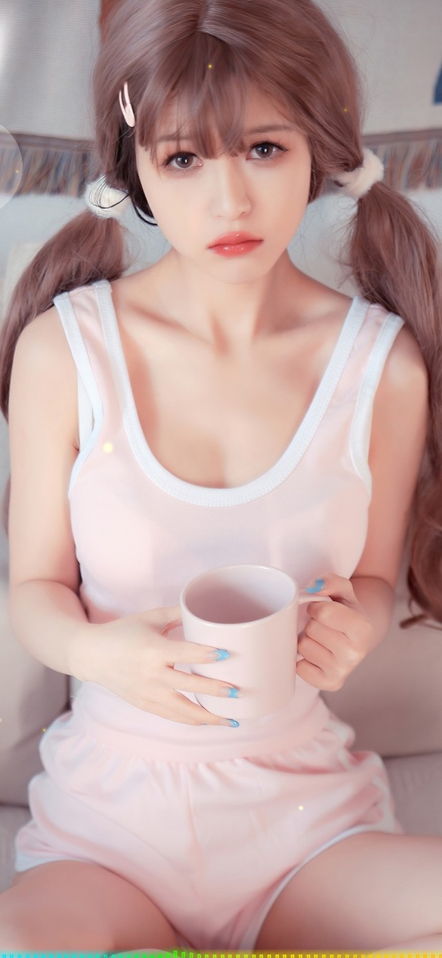 高清性感清纯双马尾美女