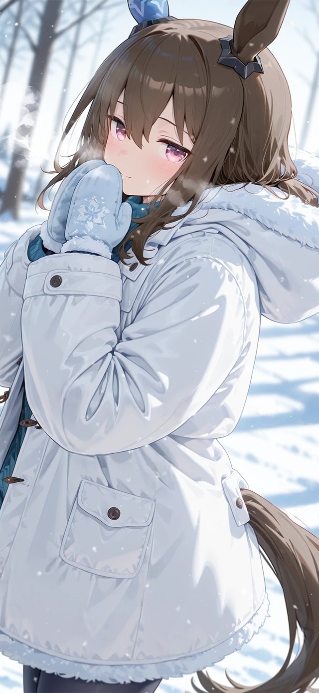 雪地少女
