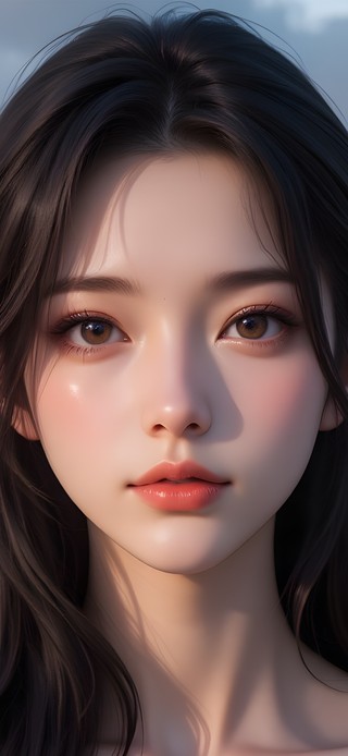 长发美女