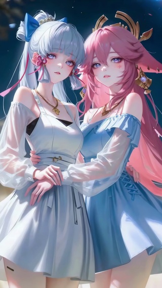 蓝粉双姬