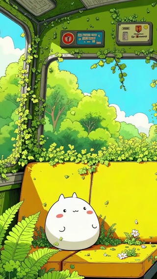 列车旅行呆萌团子