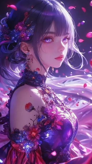 唯美长发美女