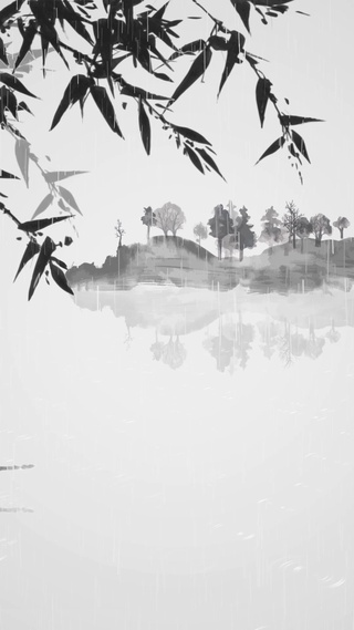 4K 超清 古风 水墨烟雨