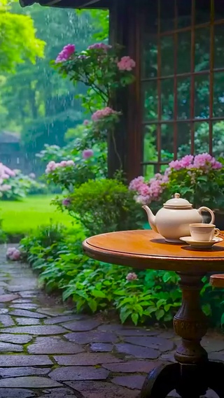 雨天木屋品茶