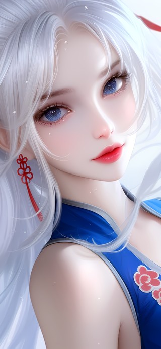清纯旗袍少女