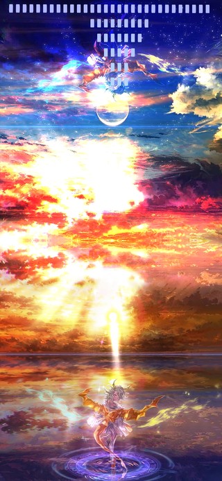 夕阳（无时钟）