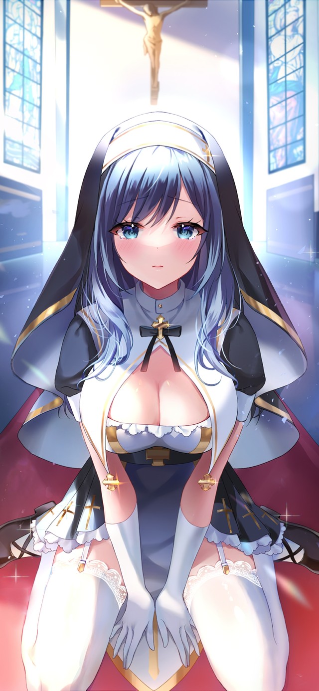 4K性感白丝女仆美少女