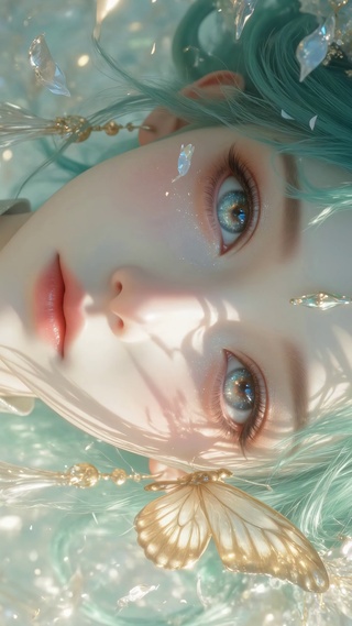 小清新眼睛里有星星