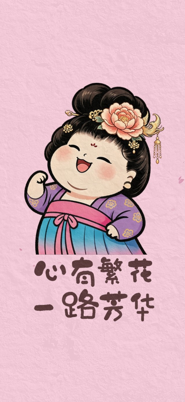 唐朝少女励志壁纸