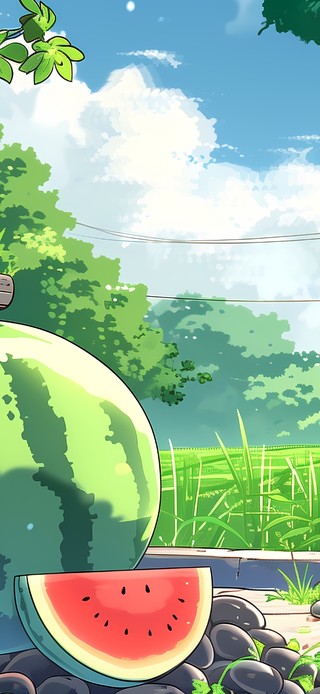 夏日瓜田