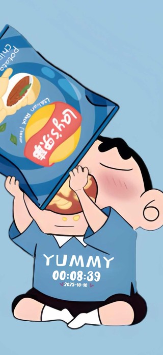 可爱治愈简约风~搞怪小新~ 