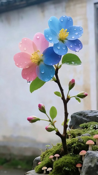 七彩花