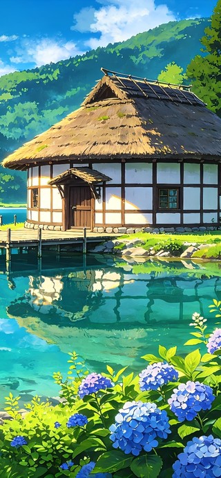 森林小屋与红舟