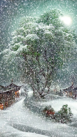 雪中思念